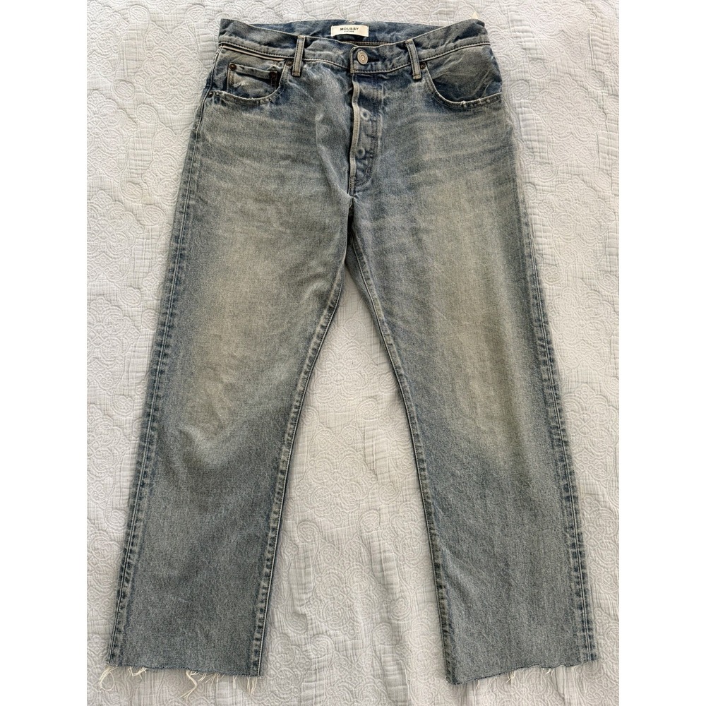 Moussy Vintage Selvedge Jeans Li Howa Japanese Denim Light Wash Sz 30x27